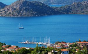 Beautiful sea coast in Turkey